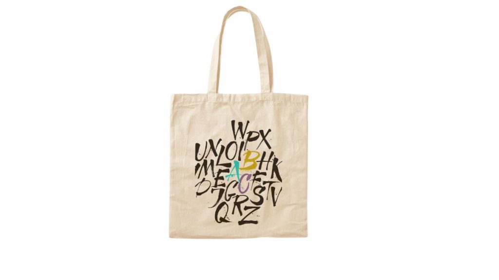 bolsa de mano estampada