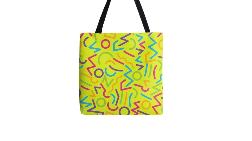 bolsa de mano estampada